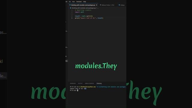 14.Mastering Python Modules and Packages: Building Efficient Code Structures #pythonprogramming смотреть онлайн