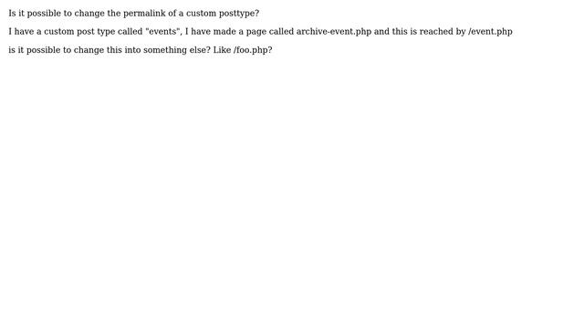 Wordpress: Custom post type - permalink смотреть онлайн