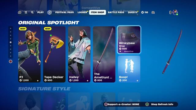 Fortnite Item Shop *NEW* PJ SKIN & TAPE DECKER PICKAXE! [February 24th, 2024](Fortnite BR) смотреть онлайн