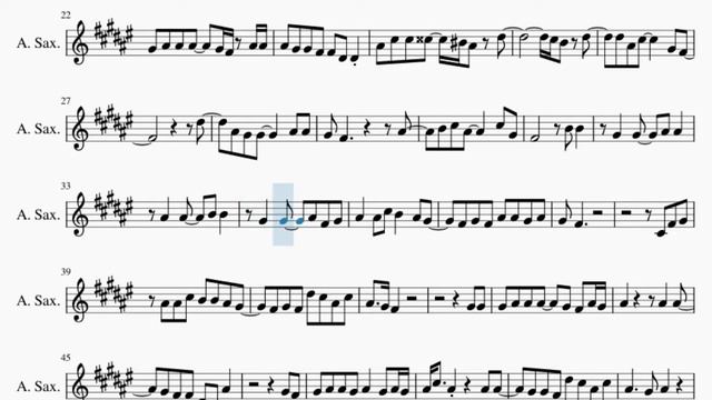 Alto Sax Sheet Music: How to play Lonely Boy by Andrew Gold смотреть онлайн