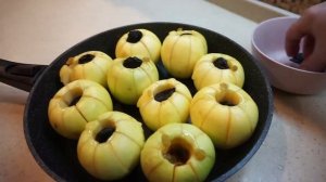 Яблоки запечённые в духовке с медом и кунжутом* Apples baked in the oven with honey and sesame seed