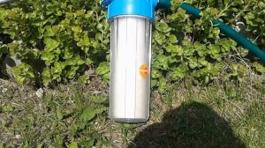 Магистральный фильтр.  Вода из колонки