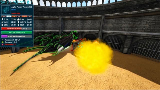 JABBERWOCK ELEMENTAL DRAGON VS ALPHA POISON WYVERN (ARK SURVIVAL EVOLVED BATTLE DRAGONS) смотреть онлайн