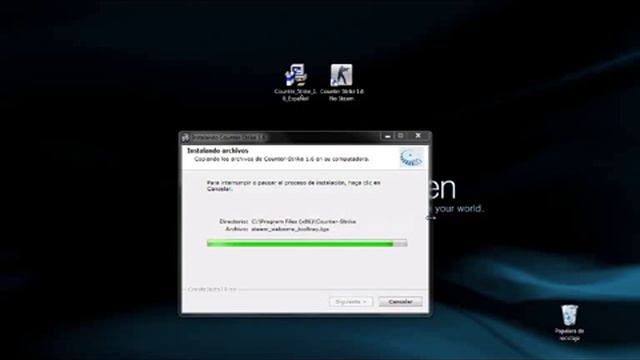 Como poner el Cs 1.6 en Español смотреть онлайн