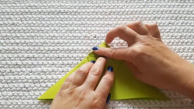 How to Make a High Jumping Paper Frog Origami ? Easy Paper Crafts ? Origami ? смотреть онлайн