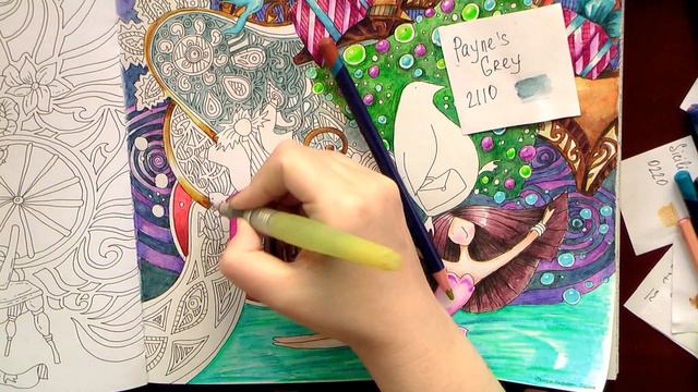 Colouring 'Magical Christmas' Galeries Lafayette / Раскраска Магия Рождества смотреть онлайн