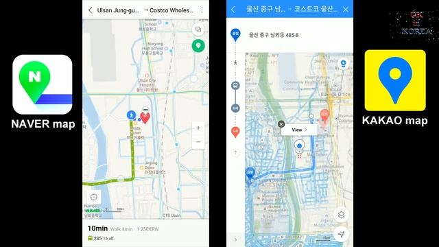 Поиск организаций с помощью приложений Naver map & Kakao map смотреть онлайн