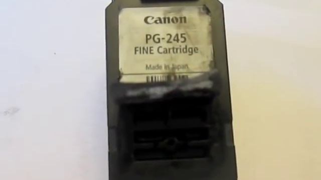 CANON PIXMA How to Refill ink cartridge Canon PIXMA PG-245 printer black color смотреть онлайн