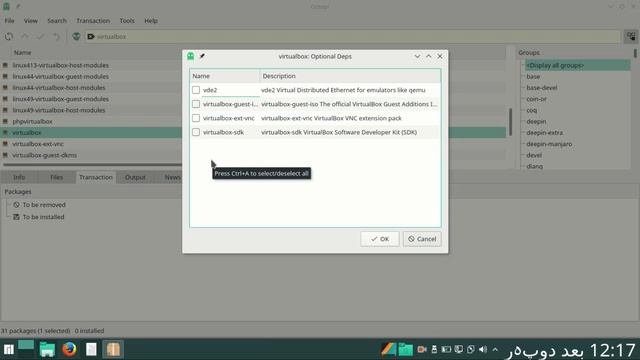How to install VirtualBox (VM Ware) On Manjaro KDE смотреть онлайн