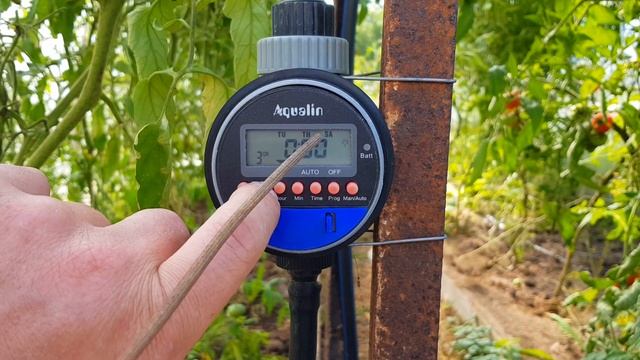 Капельный полив . Лучший таймер для капельного полива . Сравнение двух таймеров. смотреть онлайн