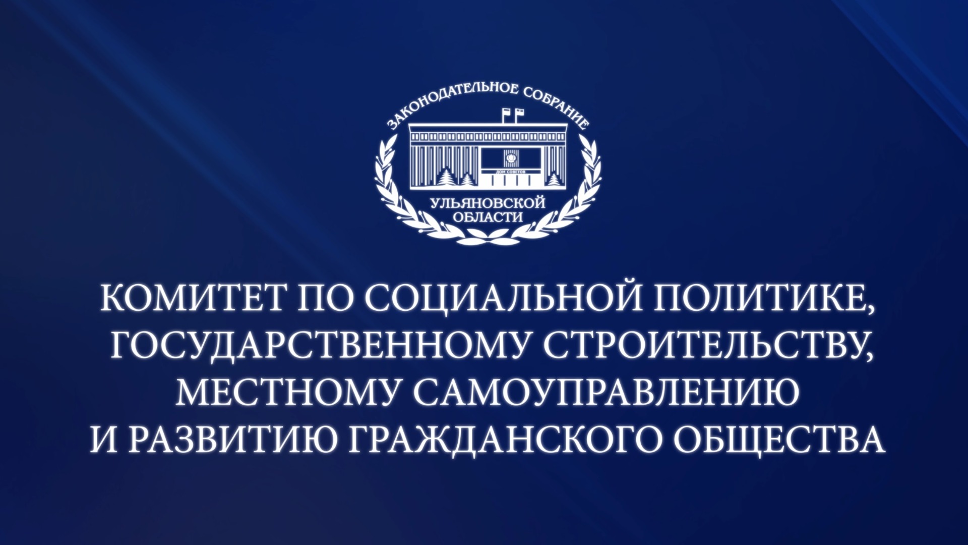 Заседание социального комитета (18/04/2022) смотреть онлайн