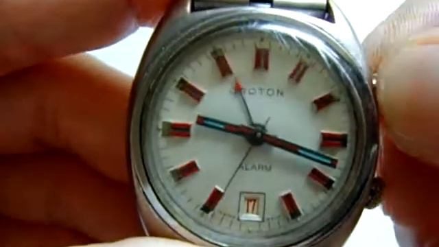 Vintage collectable Croton Alarm Date mechanical watch смотреть онлайн