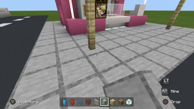 Minecraft Tutorial: How To Make A Ice Cream / Slushy Stand "2021 City Build" смотреть онлайн