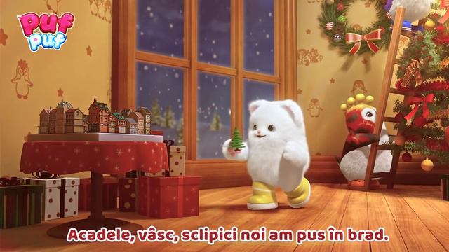 Iarna e frumoasă cu cântecele Puf Puf - Cântece de iarnă pentru copii смотреть онлайн