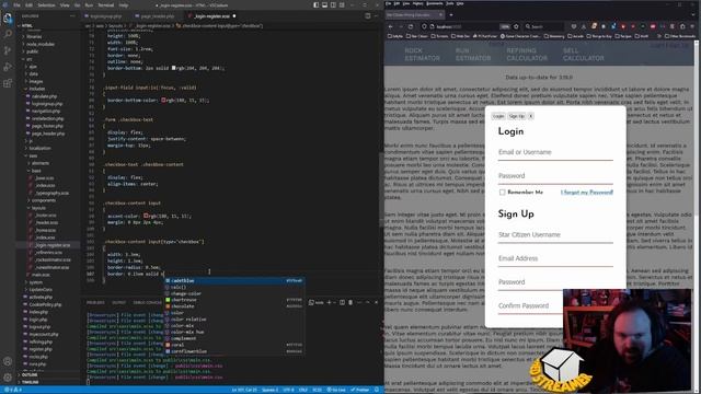Building an independent Login/Sign-Up System, now with CSS! | SC Mining Calculator | Web Developmen смотреть онлайн