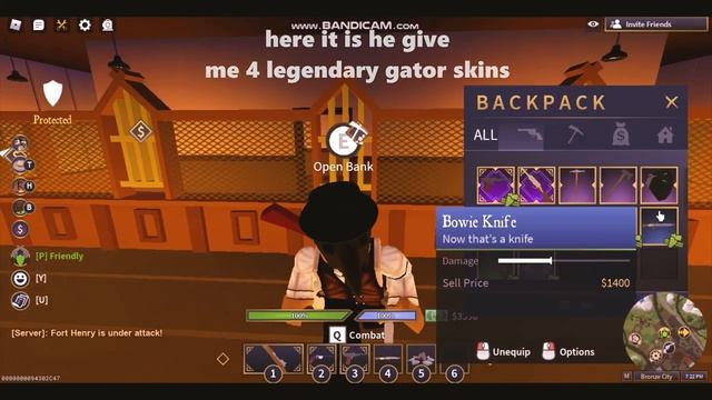 I got the legendary gator skins (Roblox The Wild West) смотреть онлайн