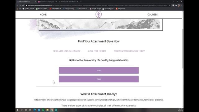 I take the Attachment Style Quiz! смотреть онлайн