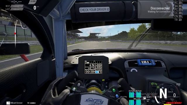 "Thrustmaster GP XID" Gamepad Test (Assetto Corsa Competizione) смотреть онлайн