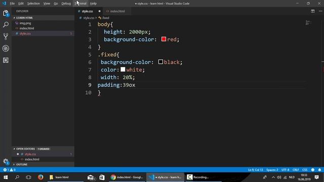 شرح Position: fixed و static في CSS - ما هي الفرق وكيفية استخدامهما | دورة تعلم CSS كاملة 42 смотреть онлайн