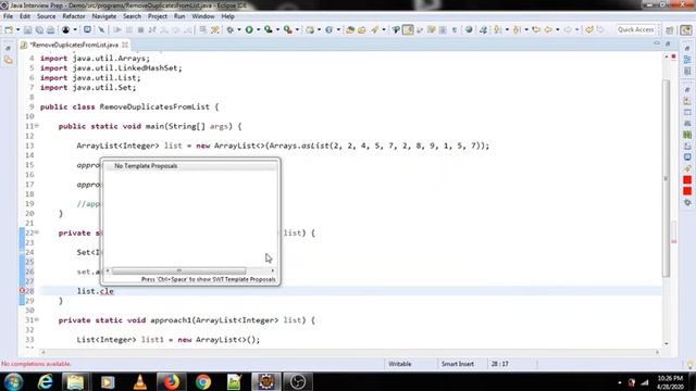 How to remove duplicates from a list in Java смотреть онлайн