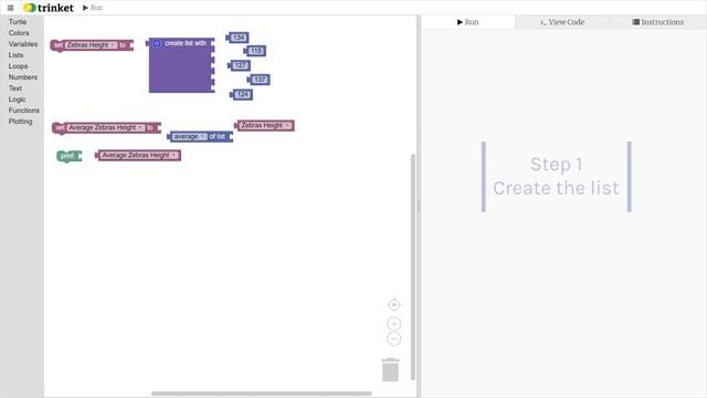 Calculate an average of a measurement with Trinket смотреть онлайн