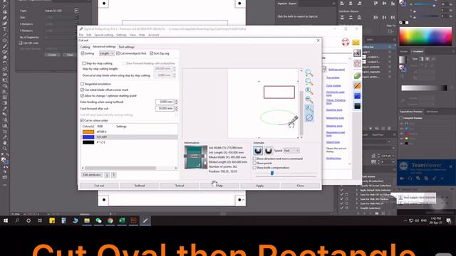 SignCutPro- Cut by colour order ( VULCAN SC350/ FC500VC ) смотреть онлайн