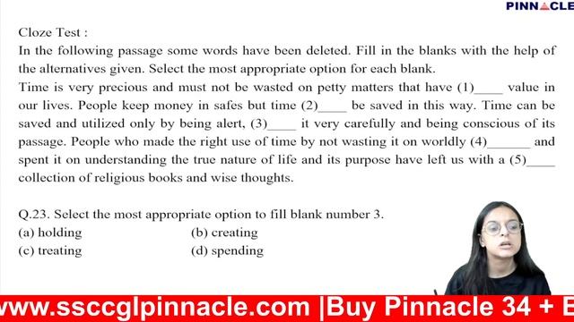 ∴English Mock paper discussion SSC CGL | CHSL | MTS | Pinnacle English 215 TCS ShiftWise Book∴ смотреть онлайн