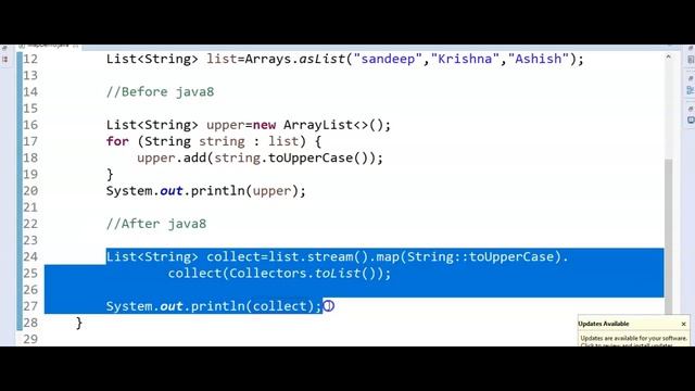 Java Streams | Map & Collect Example || Java8 Tutorials смотреть онлайн