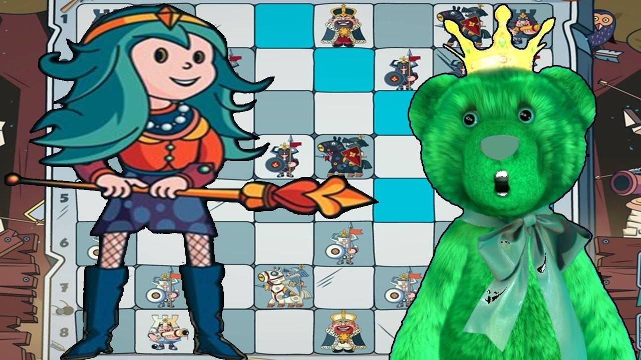 GREEN FREDDY 🐻 ПРИНЦЕССА НАУЧИТ ВАС ИГРАТЬ В ШАХМАТЫ Brawl Chess - Gambit Драка Шахмат-Гамбит #640 смотреть онлайн