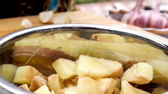 Имбирно-чесночная паста | Чесночно имбирная паста | Имбирь с чесноком рецепт | Ginger garlic paste смотреть онлайн