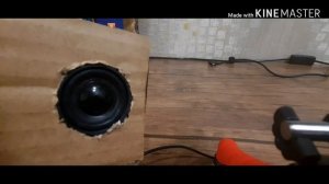 Самодельная колонка из картона !!!!