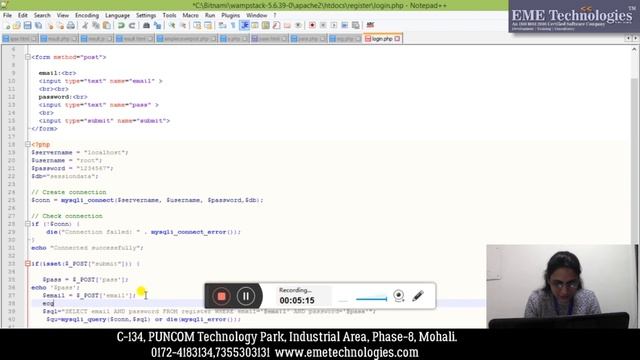 How to Make Login Form for Session | Core PHP смотреть онлайн