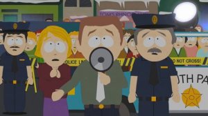 Иммитация смерти Баттерса. Южный парк. South Park.