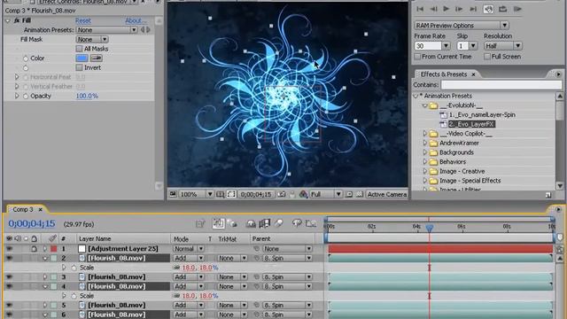 After Effects Andrew Kramer {Урок 48: Evolution} смотреть онлайн