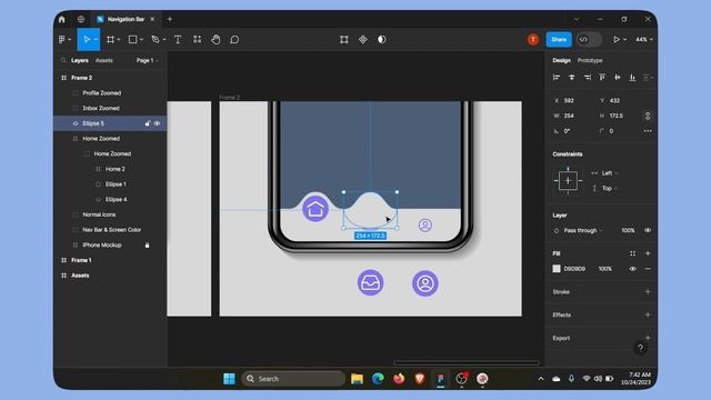Creating an Animated Bottom Navigation Bar in Figma смотреть онлайн