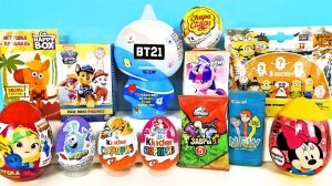 СЮРПРИЗ MIX! BT21 vol.2, МИНЬОНЫ, Щенячий патруль, Скрепыши, My little pony Unboxing Kinder Surprise