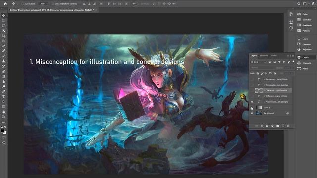 Character Illustration: The Millennium War – Deity of Destruction смотреть онлайн