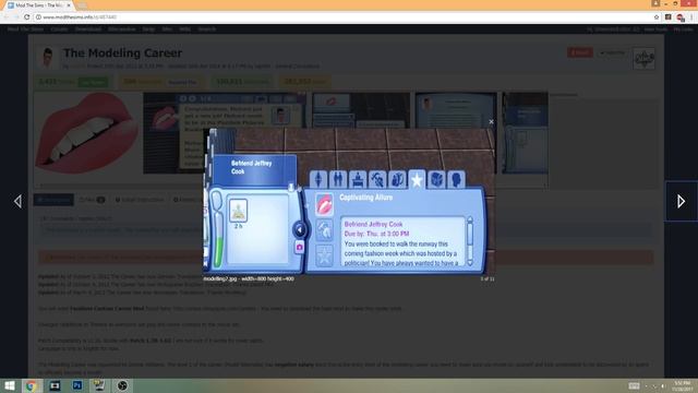 Sims 3 || Mod Review: MODELING CAREER? (Career Overview) смотреть онлайн