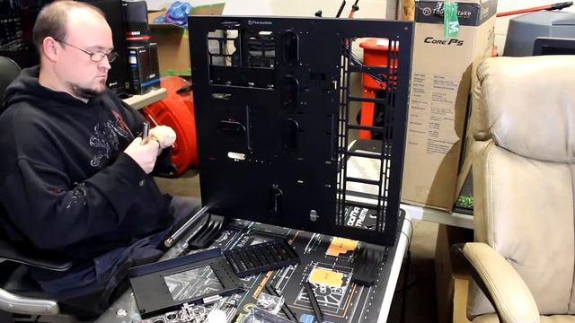 i7-8700k TimeLapse all RGB, VUE Steel Blue, Tempered Glass смотреть онлайн