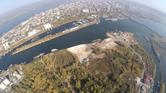 Фрунзенский мост в Самаре / сентябрь 2015 г / Samara / Russia смотреть онлайн