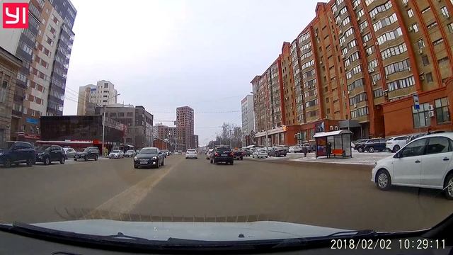 Дневное видео с регистратора Xiaomi YI Smart Dash Camera (Wi-Fi, Full HD, Черный) смотреть онлайн