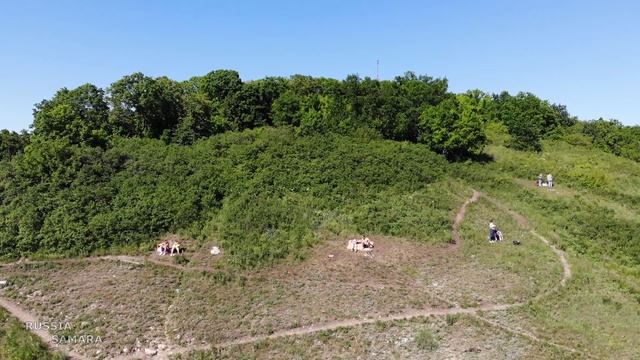 Сокольи горы / Лысая гора / река Волга / природа / Самара / Russia смотреть онлайн