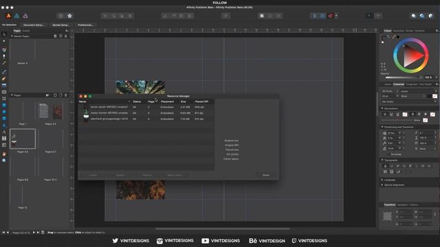 Affinity Publisher Tutorial - Linked Images смотреть онлайн