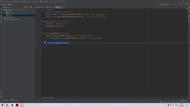 ScrollSpy на Vanilla Javascript | Урок 15 смотреть онлайн
