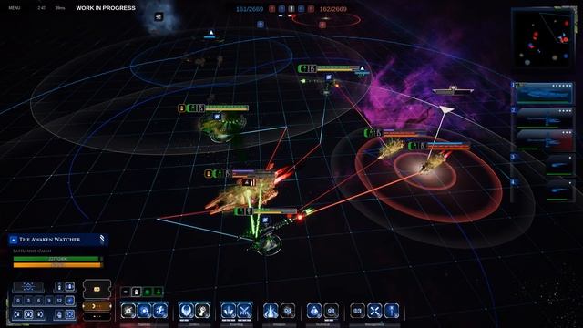 BATTLEFLEET GOTHIC ARMADA 2 | Necron vs Chaos (1v1 Beta Gameplay Ranked Battle 03) смотреть онлайн