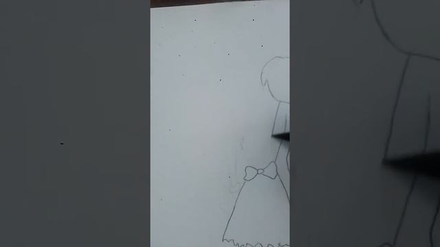 Рисуем девочку с длинными волосами))) смотреть онлайн