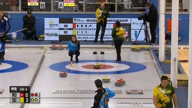 2022 Mixed Curling Championships - Championship Pool Game 1 Northern Ontario vs Quebec смотреть онлайн