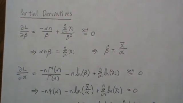 MLEs of a Gamma Distribution (part 1) смотреть онлайн
