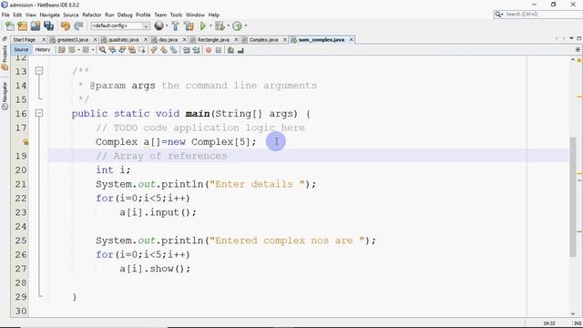 Array of Objects in Java смотреть онлайн