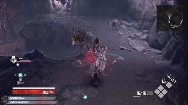Анимешный Dark Souls ? Первый взгляд, обзор и прохождение Code Vein смотреть онлайн